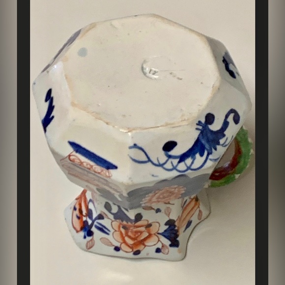 Gaudy Welsh Dragon Handle Impressed Makers Mark Mason Style Jug Urn Variant - Picture 10 of 10